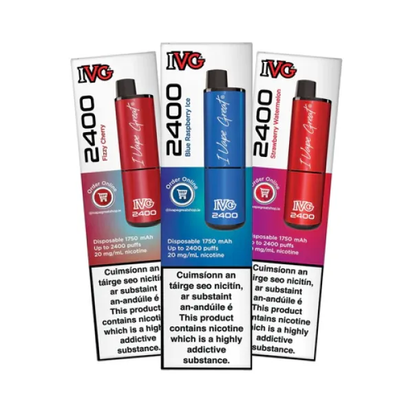 KIT DE VAPORIZADOR DESECHABLE IVG 2400